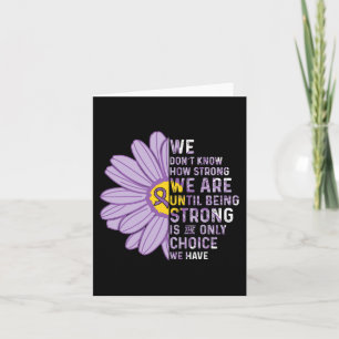 Wij zijn sterk- Pancreatic Cancer Awareness Suppor Kaart