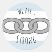 "Wij zijn... Sterke" Sticker (Voorkant)