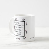 Wij zijn vrienden, gedicht, tekst koffiemok (Voorkant links)