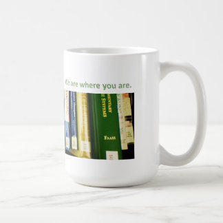 Wij zijn waar u bent koffiemok