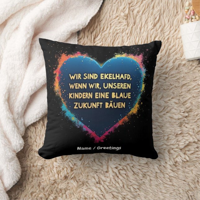 Wij zijn walgelijk als we onze kinderen een kussen (Deken)