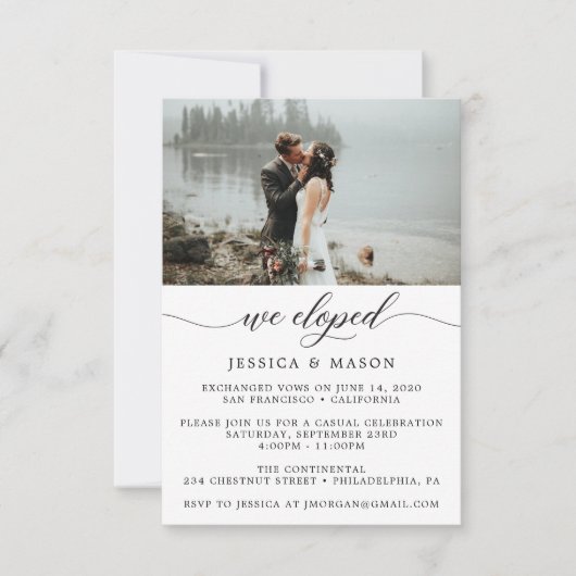 Wij zijn weggelopen Uitnodiging Weggelopen Aankond (Voorkant)