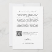 Wij zijn weggelopen Wegloop Aankondiging met QR-co (Achterkant)