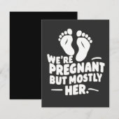 Wij zijn zwanger maar meestal haar grappige zwange (Voorkant / Achterkant)