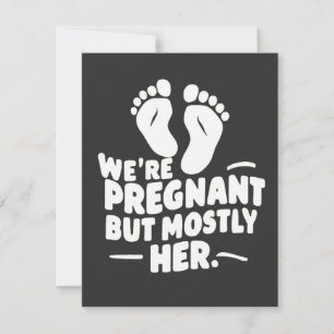Wij zijn zwanger maar meestal haar grappige zwange
