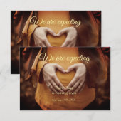 Wij zijn zwanger Voeg baby toe Naam Datum zwangers Aankondiging (Voorkant / Achterkant)