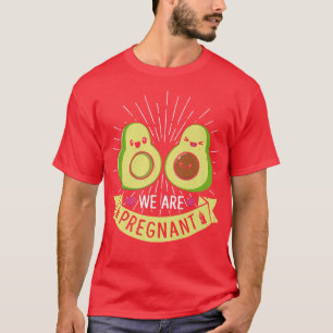Wij zijn zwangere Mamacado Avocado toekomstige oud T-shirt