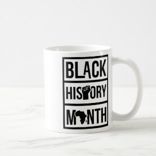 Wij zijn zwarte geschiedenis Afro-Amerikaanse mela Koffiemok