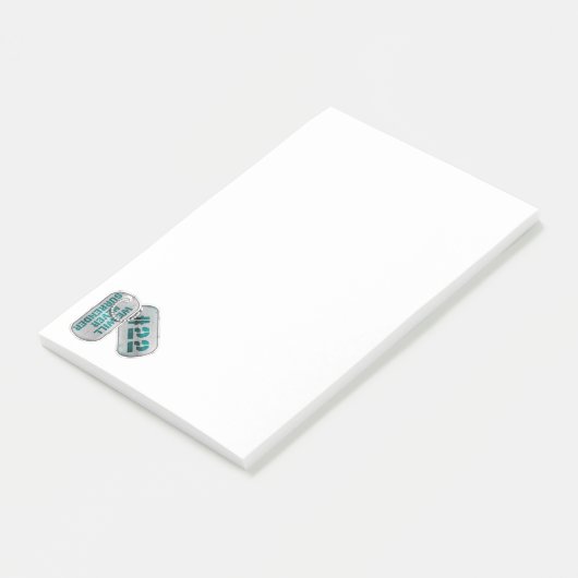 WIJ ZULLEN ONS NIET OVERGEVEN (Made in Minnesota) Post-it® Notes (Schuin)