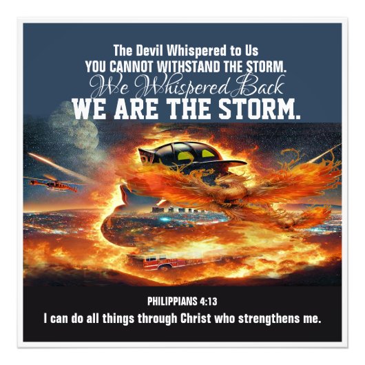 WIJ ZULLEN OPSTAAN FOTO AFDRUK (Voorkant)