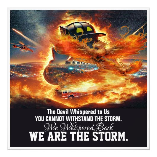 WIJ ZULLEN OPSTAAN FOTO AFDRUK (Voorkant)