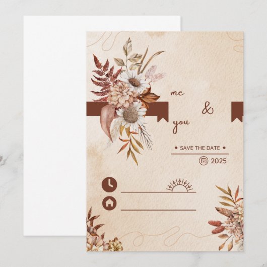 wijd uitvinding kaart (Voorkant / Achterkant)