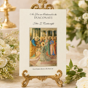 Wijding tot Diaconaat Diaken Religieus Katholiek Kaart