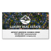 Wijk | Vogelperspectief Magnetisch Visitekaartje (Voorkant)