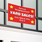 Wijkgarage Verkoop Aangepast Spandoek (Buitenkant Gebouw)