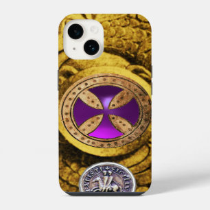 WIJKRUIS EN ZEGEL VAN DE TEMPELIERS iPhone 14 HOESJE