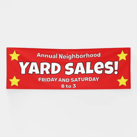 Wijktuin Verkoop Aangepast Spandoek (Horizontaal)