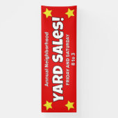 Wijktuin Verkoop Aangepast Spandoek (Verticaal)