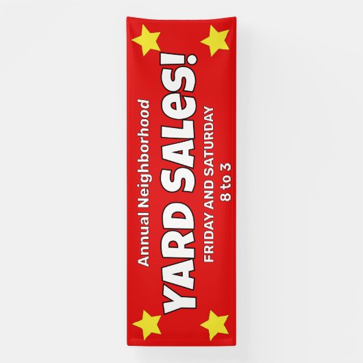 Wijktuin Verkoop Aangepast Spandoek (Verticaal)