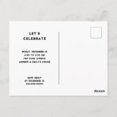 Wijkvakantie feest briefkaart (Achterkant)