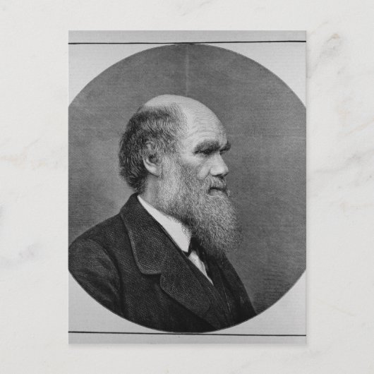 Wijlen C.R. Darwin, FRS, LLD Briefkaart (Voorkant)