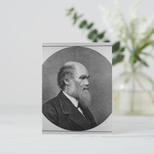 Wijlen C.R. Darwin, FRS, LLD Briefkaart (Staand voorkant)