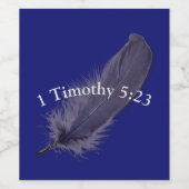 Wijn 1 Timoteüs 5:23 Wijn Etiket (Enkel label)