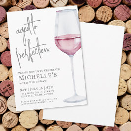 Wijn 60ste verjaardag kaart