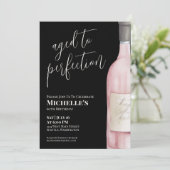 Wijn 60ste verjaardag kaart (Staand voorkant)