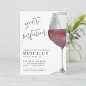 Wijn 60ste verjaardag kaart (Staand voorkant)