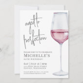 Wijn 60ste verjaardag kaart (Voorkant)