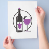 Wijn A weinig/rood Flyer (Hand)