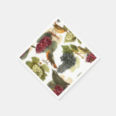 Wijn aan de wijnstok servet (Hoek)