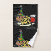 Wijn Abstract, voeg tekst toe Bad Handdoek (Handdoek)
