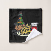 Wijn Abstract, voeg tekst toe Bad Handdoek (Wasdoekje)