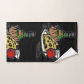 Wijn Abstract, voeg tekst toe Bad Handdoek (Handdoek)