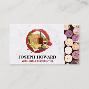 Wijn Accessoires   Visitekaartje van Corks