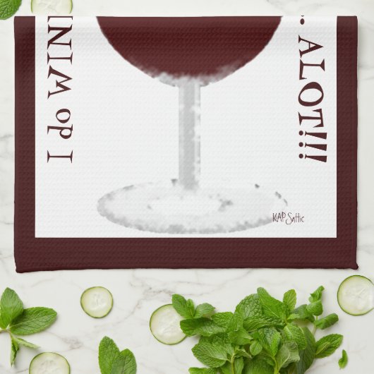 Wijn Alot Theedoek (Gevouwen)