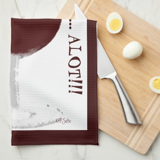 Wijn Alot Theedoek (Quarter Fold)