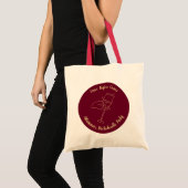 Wijn Bachelorette Bourgondië Vino voor geloften Tote Bag (Voorkant (product))