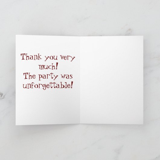 Wijn Bedankkaart (Binnen)