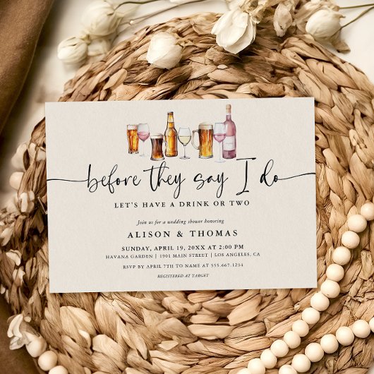 Wijn & Bier Trouwdouche | Verlovingsgroep Kaart