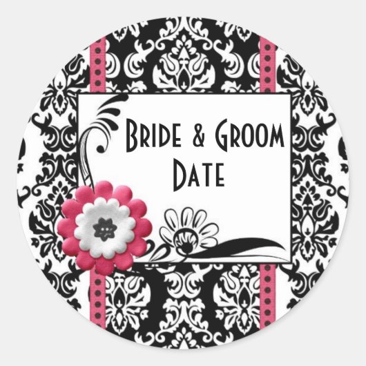 Wijn Bierfles Zwart-wit Bruiloft Labels (Voorkant)