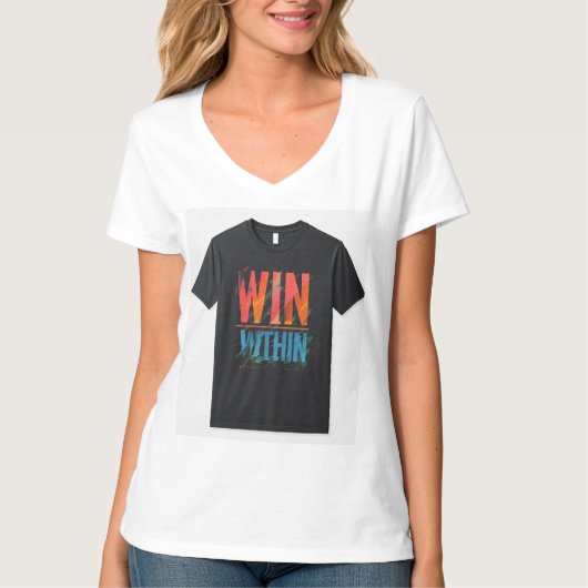 Wijn binnen t-shirt (Voorkant)