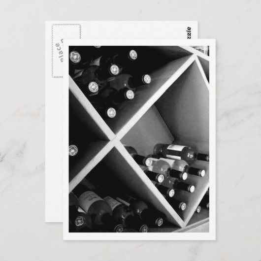 Wijn Briefkaart (Voorkant / Achterkant)