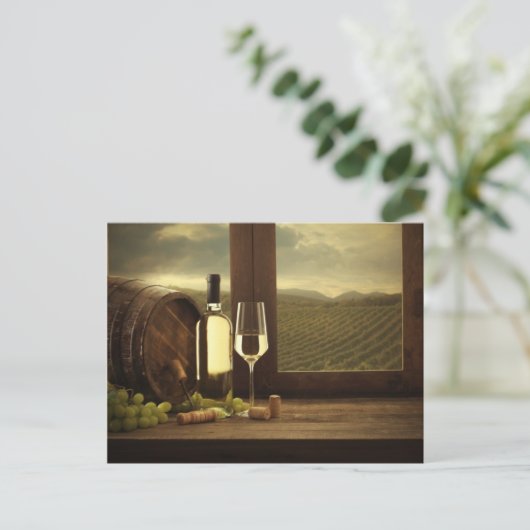 Wijn Briefkaart (Staand voorkant)