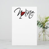 WIJN BRIEFPAPIER (Staand voorkant)