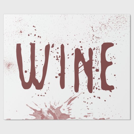 Wijn Cadeaupapier (Vlak)