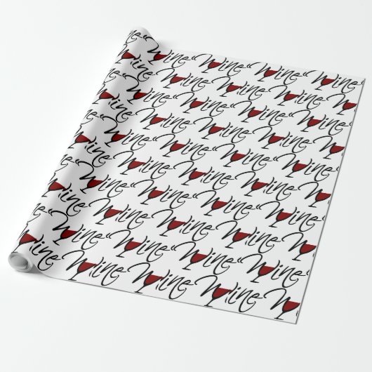WIJN CADEAUPAPIER (Uitgerold)