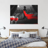 _wijn canvas afdruk (Insitu (Slaapkamer))